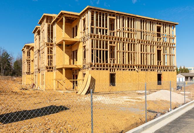 fenced construction zones promote safety and security in Vernon Rockville CT